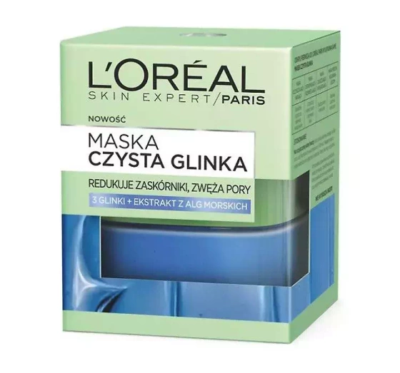 LOREAL CZYSTA GLINKA MASKA PRZECIW NIEDOSKONAŁOŚCIOM 50ML
