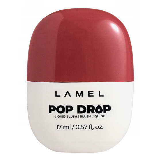 Lamel Pop Drop płynny róż do twarzy 02 Rosewood 17 ml