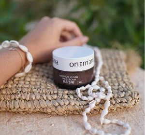 Orientana Reishi naturalny wegański krem do twarzy na dzień 50ml