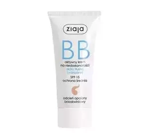 Ziaja krem BB na niedoskonałości skóry tłustej i mieszanej SPF15 odcień opalony brzoskwiniowy 50 ml