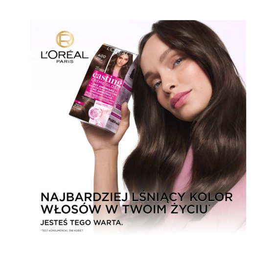 L'Oréal Paris Casting Creme Gloss farba do włosów 4102 Chłodny kasztan