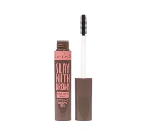 Lovely Slay With Brows utrwalający i koloryzujący żel do brwi 02 Cool Dark Brown