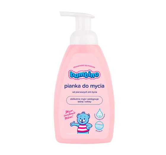 Bambino pianka do mycia 2w1 od pierwszych dni życia 500ml