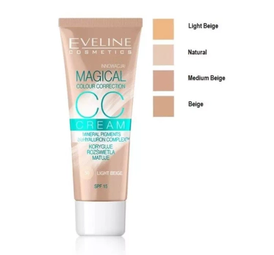 Eveline Cosmetics Magical krem CC 52 Medium Beige 30 ml