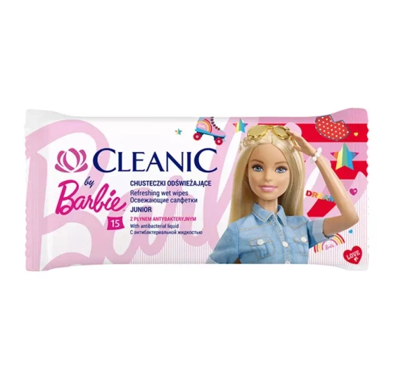 Cleanic Junior chusteczki odświeżające 15 sztuk
