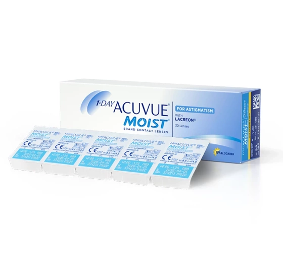 1-DAY ACUVUE® MOIST for ASTIGMATISM soczewki kontaktowe 30 sztuk / 8.5 / +0.00 / -1.25 / 170
