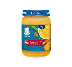 Gerber obiadek po 5 miesiącu Jarzynowa z cielęciną 190 g