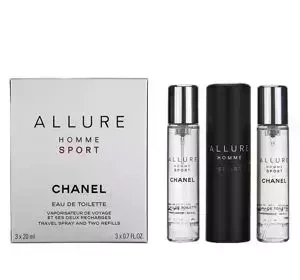 Chanel Allure Homme Sport woda toaletowa 3 x 20 ml