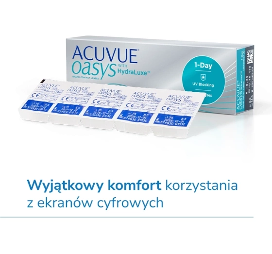 ACUVUE® OASYS 1-Day soczewki kontaktowe 30 sztuk 2.00 / 8.5