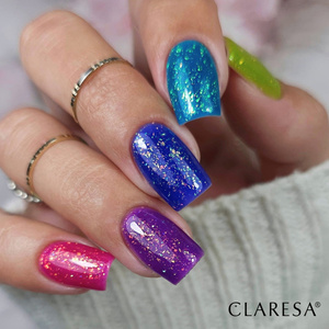 Claresa Rainbow Jello Base baza hybrydowa do paznokci Blue 5 g