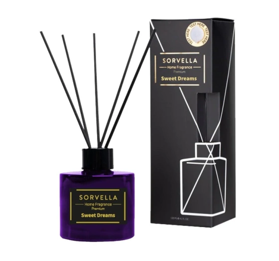 SORVELLA PREMIUM DYFUZOR ZAPACHOWY Z PATYCZKAMI SWEET DREAM 120ML