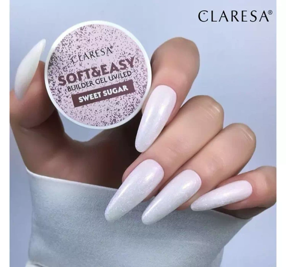 Claresa Soft & Easy żel budujący Sweet Sugar 45 g