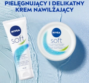 NIVEA Soft krem intensywnie nawilżający do twarzy, ciała i dłoni 75ml