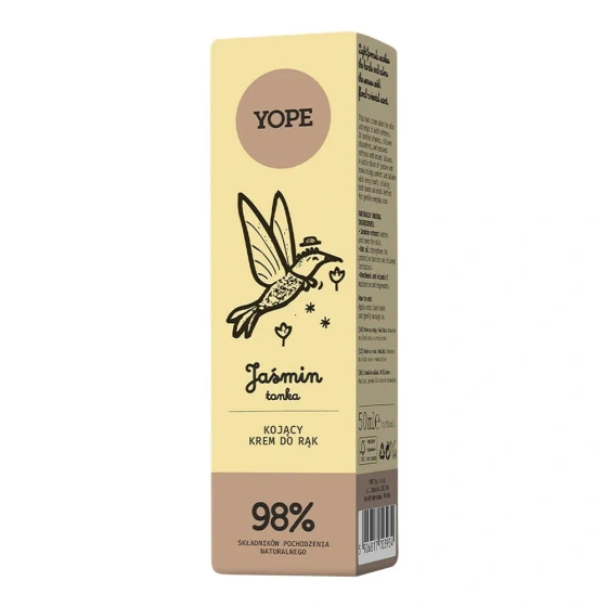 Yope kojący krem do rąk Jaśmin i Tonka 50 ml