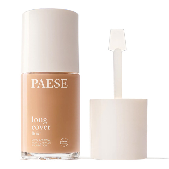 Paese Long Cover Fluid kremowy podkład kryjący do twarzy nowa formuła 02 Natural 30 ml
