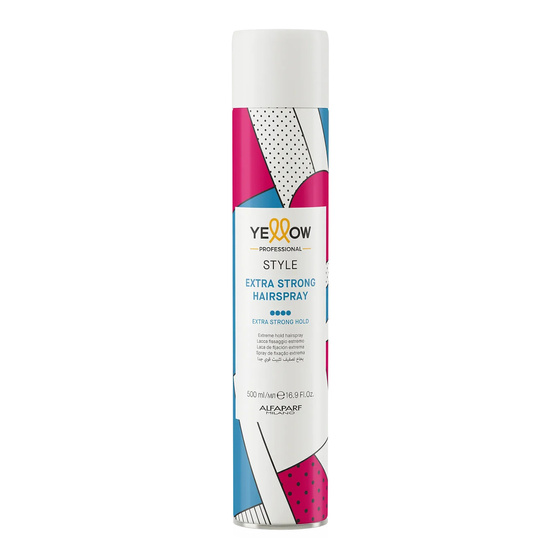 Yellow Professional Style Extra Strong Hairspray mocny lakier do włosów Extra Strong Hold 500 ml