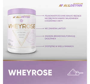ALLNUTRITION ALLDEYNN WHEYROSE BIAŁKO COOKIE WITH COOKIES 500G
