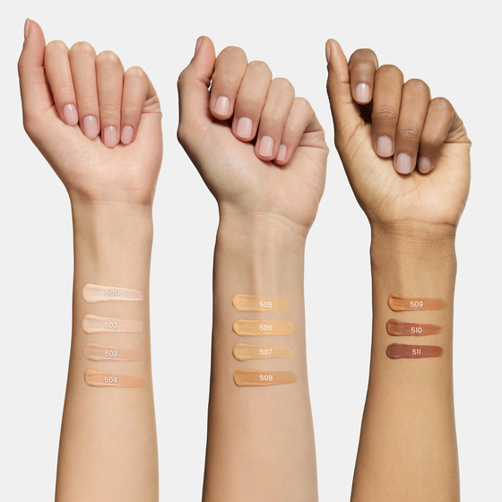 Inglot Skin-Perfecting lekki krem do twarzy CC z filtrem mineralnym SPF30 510 Deep Warm Bronze 30 ml