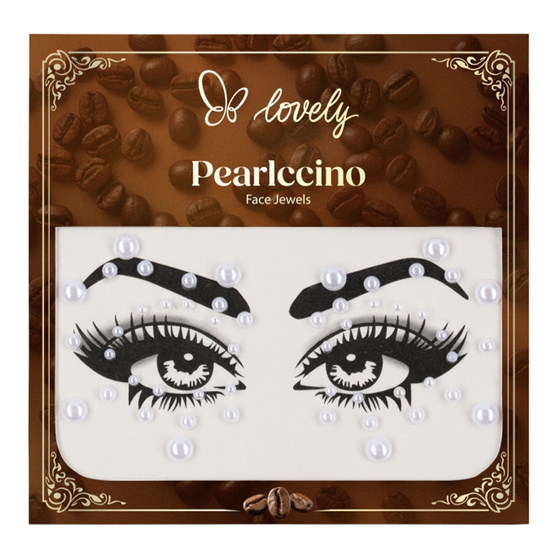 Lovely Pearlccino zestaw samoprzylepnych pereł do makijażu twarzy