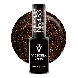 Victoria Vynn The New Deco hybrydowy lakier do paznokci No. 483 Gilded Ebony 8 ml