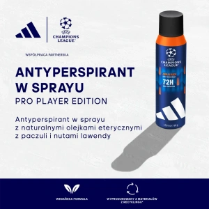 Adidas UEFA Champions League Pro Player antyperspirant spray 150 ml