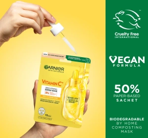 Garnier Skin Naturals maska na tkaninie z witaminą C 28g