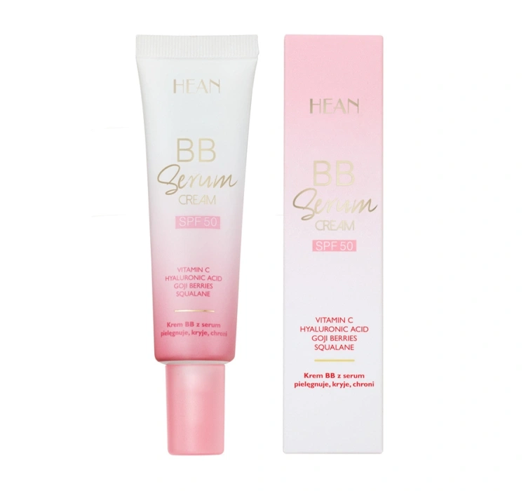 BB-крем для лица Hean BB Serum Cream SPF 50, сияющий, оттенок 03 Medium, 30 мл