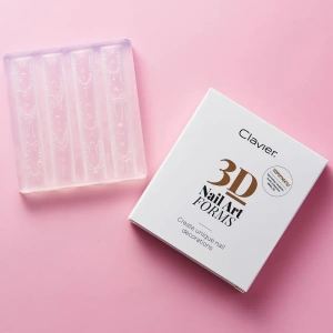 Clavier 3D Nail Art Forms silikonowe formy do ozdób 08
