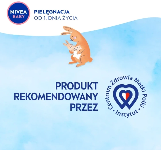 NIVEA BABY Soft&Cream chusteczki nawilżane biodegradowalne duo pack 2x57 sztuk