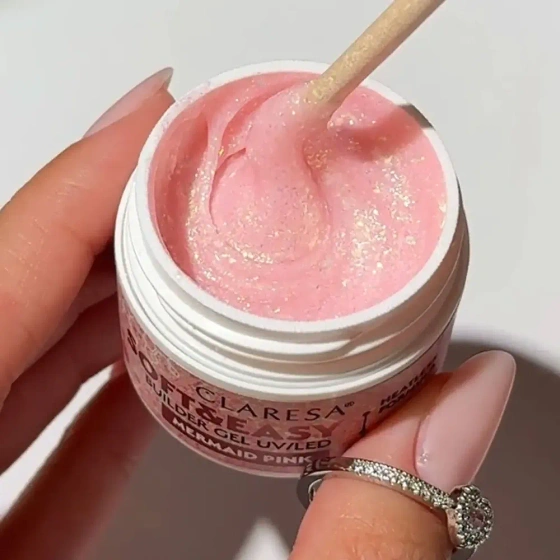 Claresa Soft & Easy żel budujący Mermaid Pink 45 g