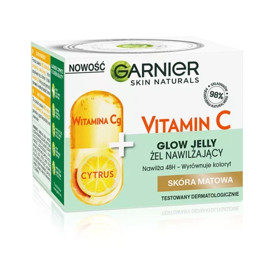 Garnier Skin Naturals Vitamin C Glow Jelly nawilżający krem-żel do twarzy 50ml