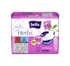 Bella Herbs Werbena podpaski higieniczne ze skrzydełkami 12 sztuk