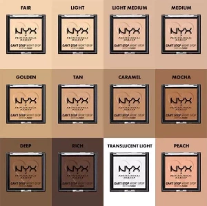 NYX PROFESSIONAL MAKEUP CAN'T STOP WON'T STOP MATUJĄCY PUDER 03 LIGHT MEDIUM 6G