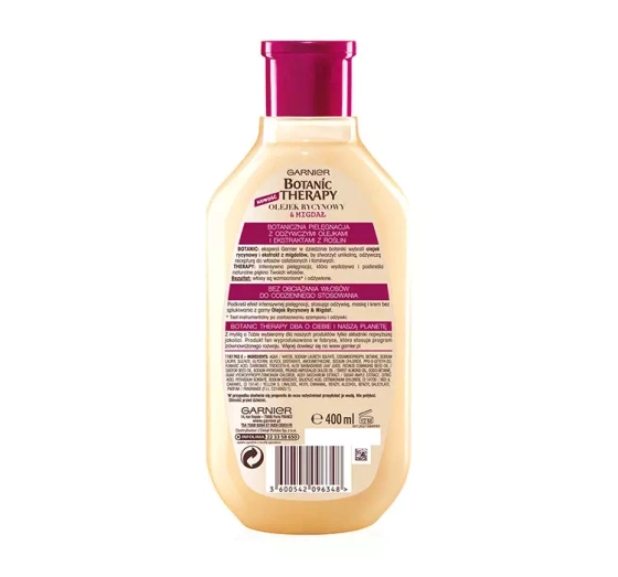 Garnier Botanic Therapy Castor Oil szampon przeciw wypadaniu włosów 400 ml