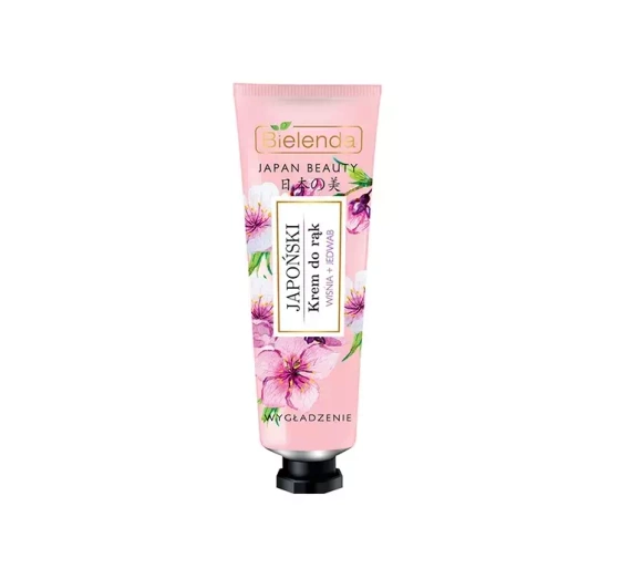 Bielenda Japan Beauty japoński krem do rąk Wiśnia i Jedwab wygładzenie 50ml