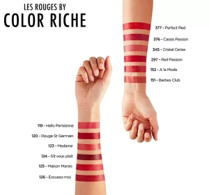 LOREAL SZMINKA COLOR RICHE CRISTAL CERISE 345