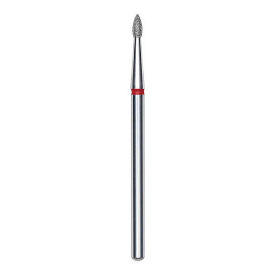 Staleks Expert frez diamentowy „pączek ostry” czerwony FA60R018/4