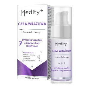 Medity+ Cera Wrażliwa nawilżające serum do twarzy dla skóry ultra reaktywnej 30 ml