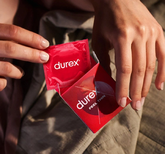 Durex Feel Thin cienkie prezerwatywy 3 sztuki