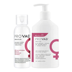 ProVag specjalistyczna emulsja do higieny intymnej 40 ml + 500 ml