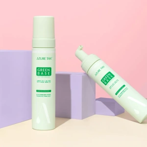 Azure Tan Green Base Self Tan Mousse Dark to Ultra Dark samoopalająca pianka do ciała zielona baza 200 ml