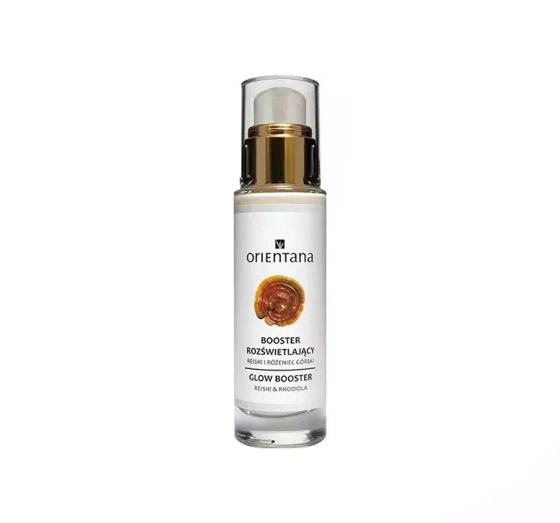 ORIENTANA NATURALNY BOOSTER ROZŚWIETLAJĄCY DO TWARZY NA DZIEŃ REISHI I RÓŻENIEC GÓRSKI 30ML