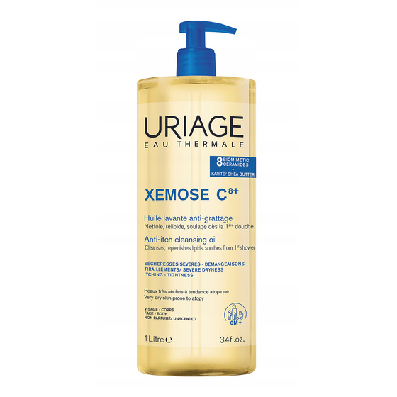 Uriage Xemose C8+ Anti-Itch Cleansing Oil kojący olejek oczyszczający do skóry suchej i atopowej 1000 ml