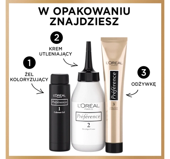 LOREAL RECITAL PREFERENCE FARBA DO WŁOSÓW 7.23