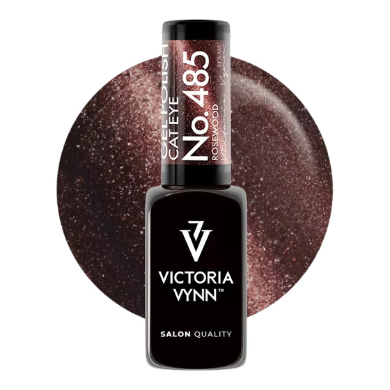 Victoria Vynn The New Deco Cat Eye hybrydowy lakier do paznokci No. 485 Rosewood 8 ml