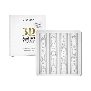 Clavier 3D Nail Art Forms silikonowe formy do ozdób 08