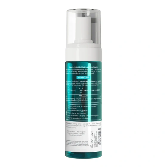 Oillan Hydrating prebiotyczna pianka do mycia twarzy dla skóry wrażliwej 150 ml