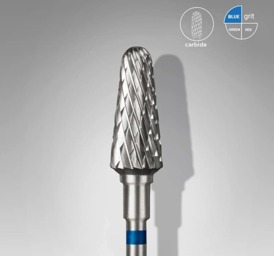 Staleks Pro Expert frez z węglika spiekanego ścięty stożek niebieski FT70B060/14