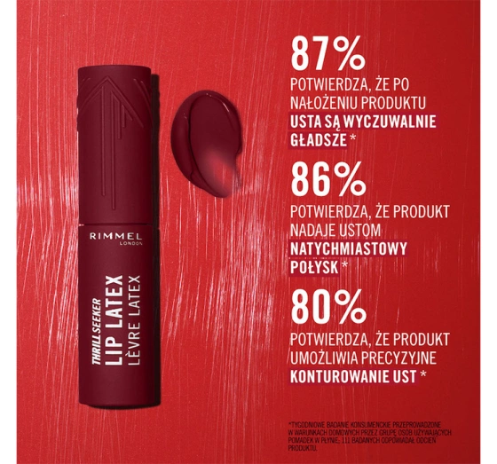 Rimmel Thrill Seeker Lip Latex płynna pomadka do ust 150 Magnetic 6ml