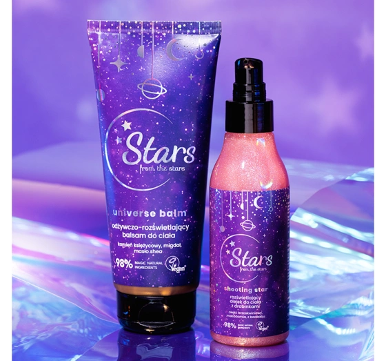 Stars From The Stars Shooting Star rozświetlający olejek do ciała z drobinkami 150ml